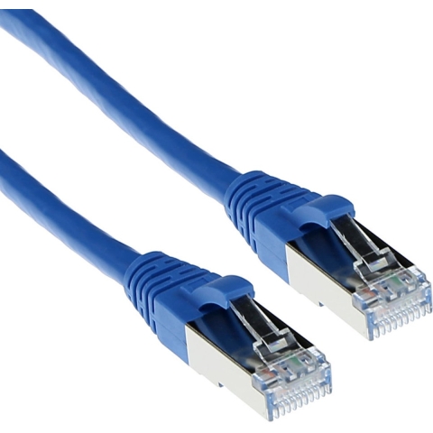 ACT LSZH SFTP CAT6A patchkabel 10m, blau