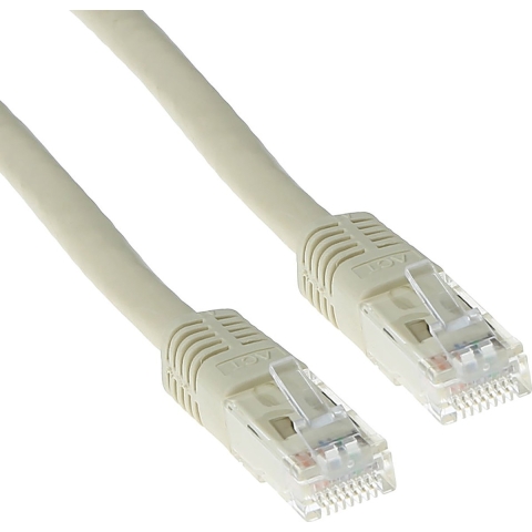 ACT CAT6 U/UTP patchkabel ivoor 15 m