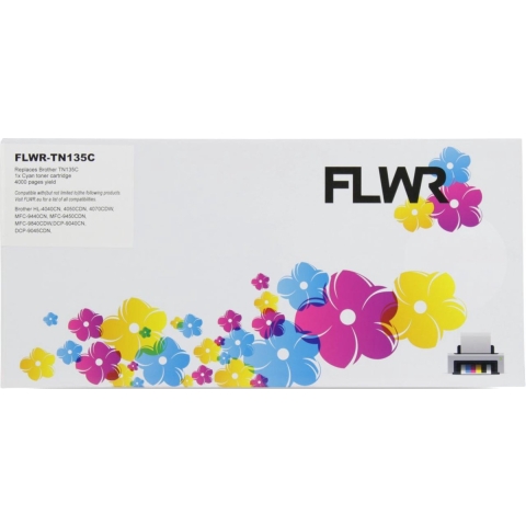 FLWR Brother TN-135C cyaan