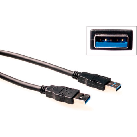ACT USB 3.0 A male, USB A male 3,00 m