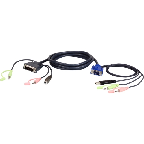 Aten VGA USB naar DVI KVM Cable 1,8m