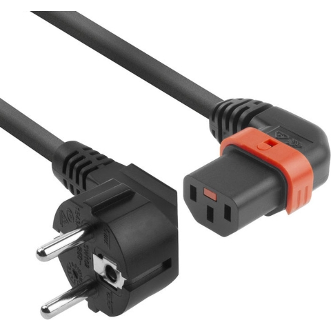 ACT Netsnoer CEE 7/7 male (haaks), C13