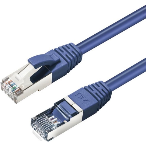 MicroConnect CAT6A S/FTP 5m Blauw