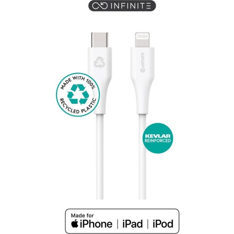 eSTUFF Infinite USB-C naar Lightning 1m