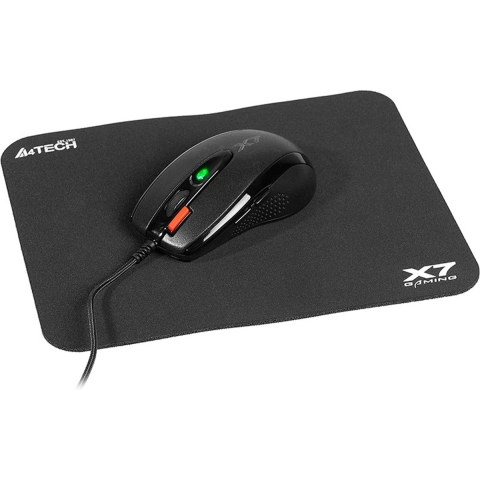 A4Tech X-7120 Muis Ambidextrous Zwart