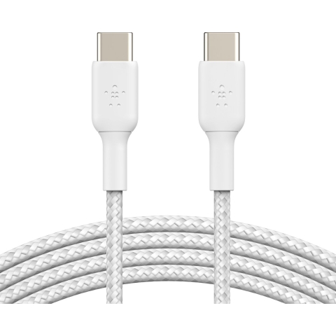 Belkin USB-C to USB-C Braided PVC Wit 1m