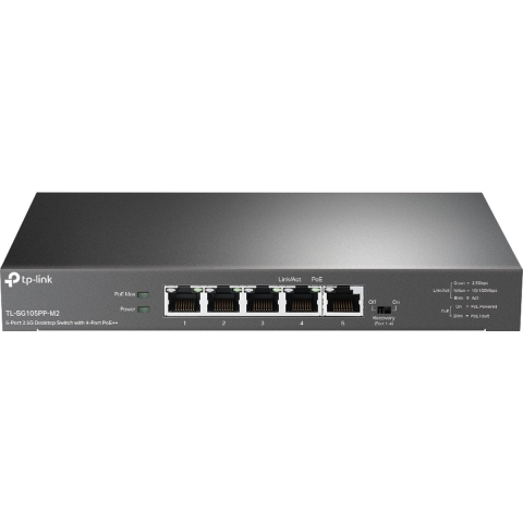 TP-Link 5 Port 2,5Gb (4-Port PoE++)