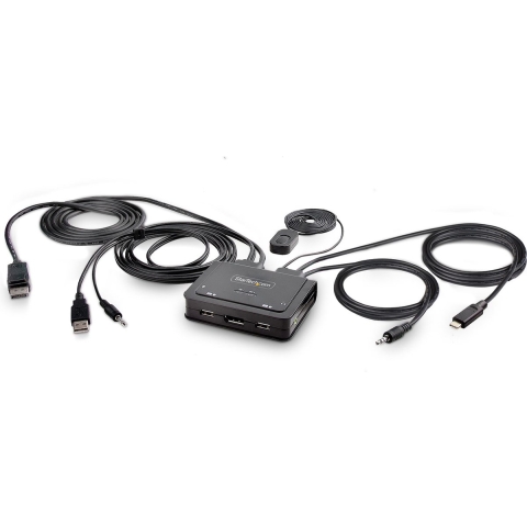 StarTech 2-Port Hybrid Cable KVM Switch