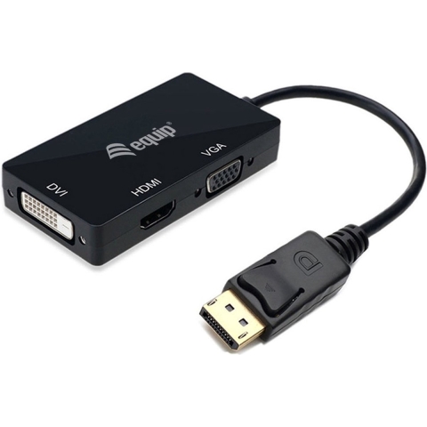 Equip Displayport->HDMI/VGA/DVI Adapter