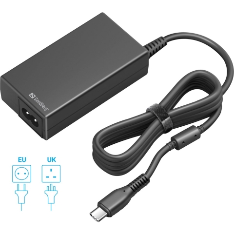 Sandberg USB-C AC Charger PD65W EU+UK
