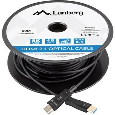Lanberg HDMI M/M V2.1 CABLE 50M OPTICAL