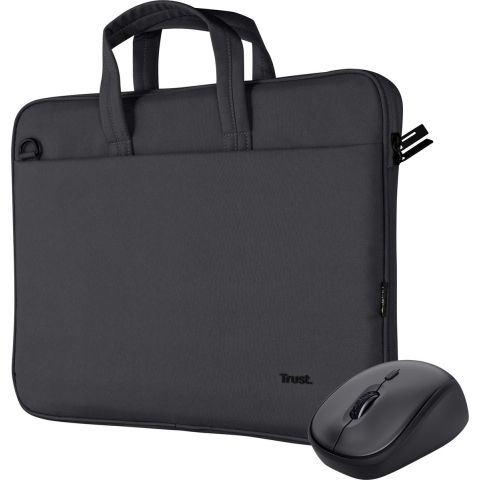 Trust BOLOGNA BAG AND MOUSE SET Black