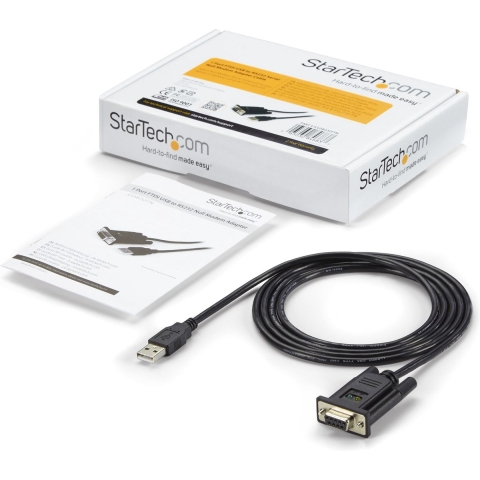 StarTech USB to Null Modem Serial DCE Ad
