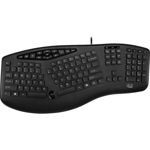 Adesso Ergonomic Desktop Keyboard, AKB-1