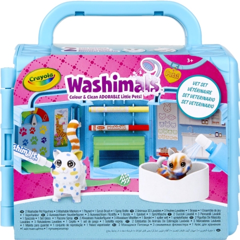 Crayola Washimals Vet Clinic Playset