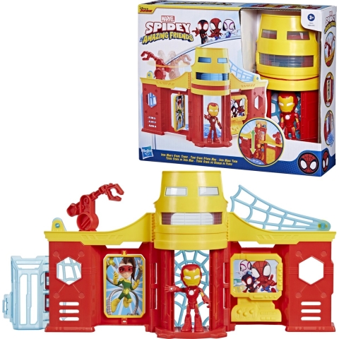 Spidey And Friends stark tower scene playset