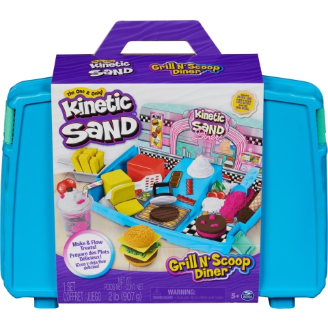 Kinetic Sand Snackbar Folding Sand Box