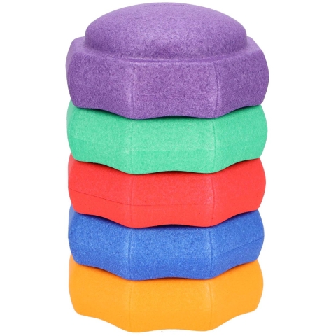 Stapblokken Jipy Discover 5 stuks primaire kleuren