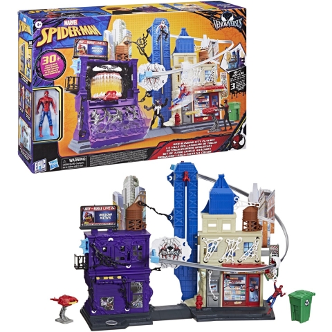 Marvel Spiderman 10 cm Venom versus Web city showdown