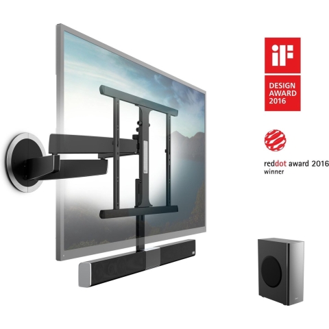 Vogel's SoundMount NEXT 8365 Draaibare TV-muurbeugel met geÌøntegreerd geluid