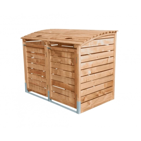 Kliko ombouw container ombouw klikoberging klikokast containerberging dubbel dichte achterkant