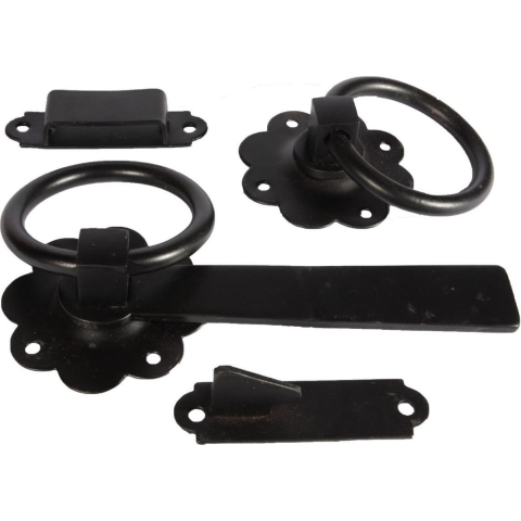 Tuinheksluiting rozetklinkstel rustica