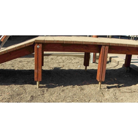 Paalhouder voor speeltoestellen ø60x950mm