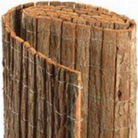 Boomschorsmat tuinscherm enkelzijdig 200x500cm