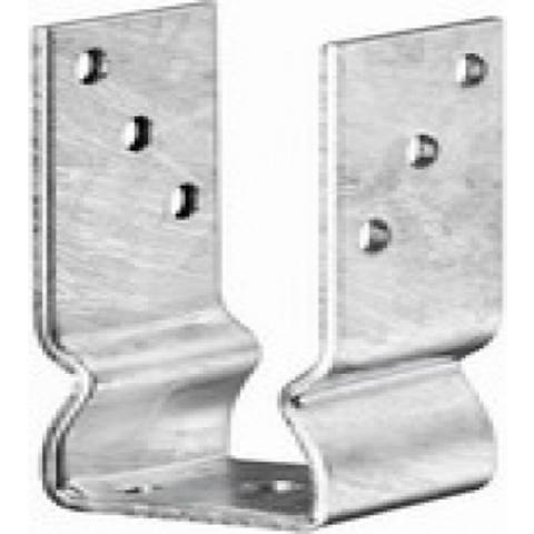 U-pergoladrager RVS paalhouder opschroefbaar 91mm