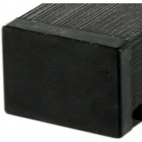 Tuinpaal houtcomposiet antraciet 7x7x185cm