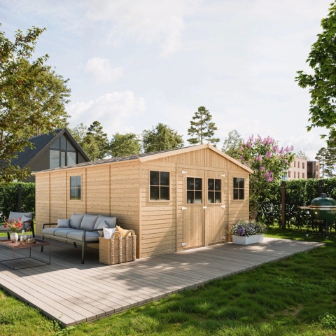 Tuinschuur tuinberging grenen 493x401x246cm