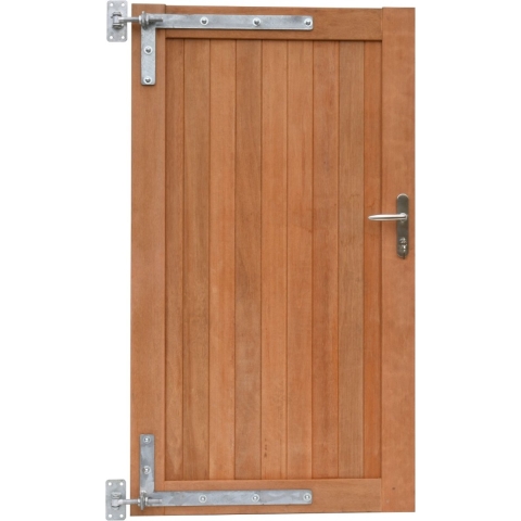 Poort tuinpoort tuindeur Bangkirai hardhout 100x180cm