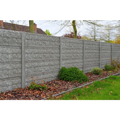 Beton schutting Rockstone enkelzijdig 200x193cm