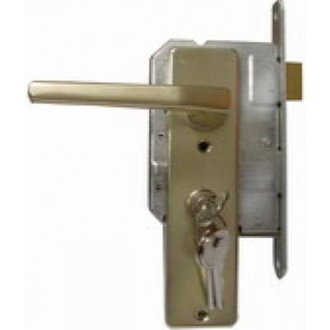 Insteekslot deurslot poortslot met profielcilinder voor oa. poortframe of tuinpoort