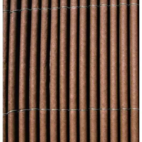 Wilgenmatten composiet tuinscherm donkerbruin 2x3m