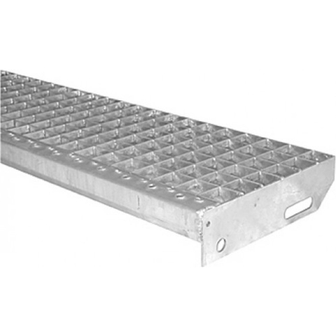 Traptrede roostertrede 100cm thermisch verzinkt