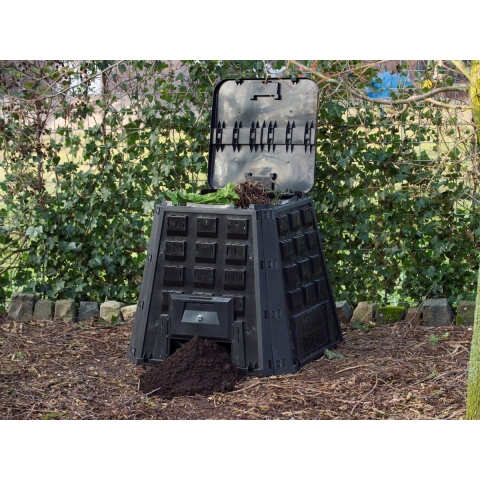 Compostbak compostsilo 400 liter 80x88,5x88,5cm