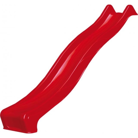 Glijbaan tuin rood 240cm voor houten speeltoestellen
