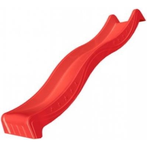 Glijbaan tuin rood 265cm voor houten speeltoestellen