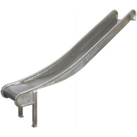 Glijbaan RVS speeltoestellen laag (platformhoogte 100cm)