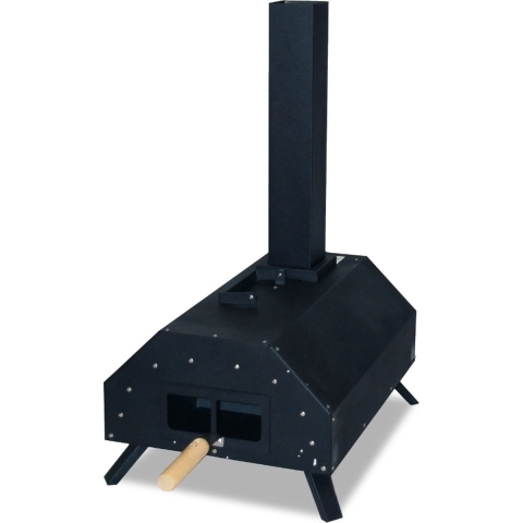 Pizzaoven tuinhaard houtgestookt 218x63x51cm