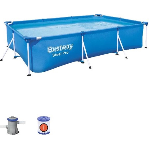 Zwembad stalen frame 300x201x66cm