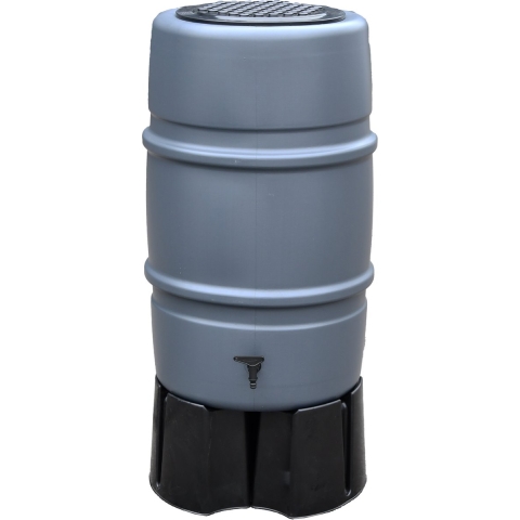 Regenton 227 liter set compleet met voet