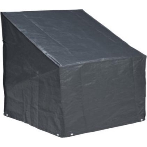 Beschermhoes tuinmeubelen voor stapelstoelen 68x68x110cm