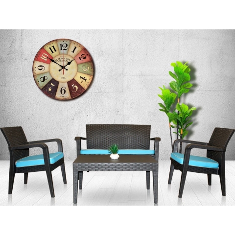 Kunststof loungeset Alas (incl. kussens)