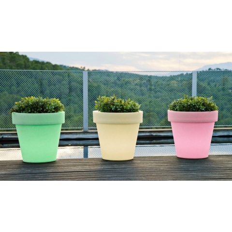 Tuinverlichting bloempot design 130x124cm