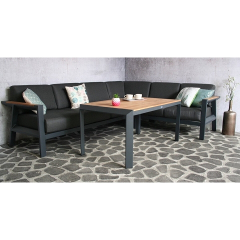 Aluminium loungeset Alexia II 7 personen
