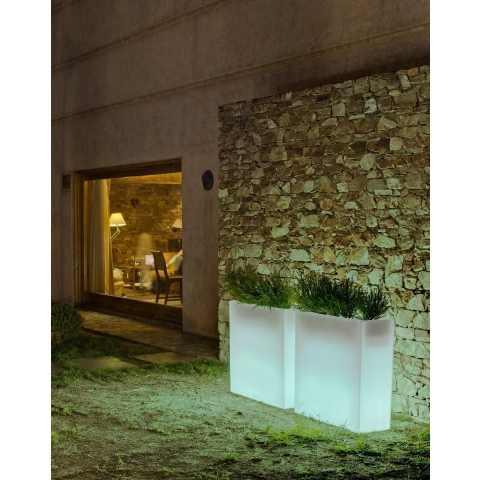 Tuinverlichting plantenbak design 80x80x32cm