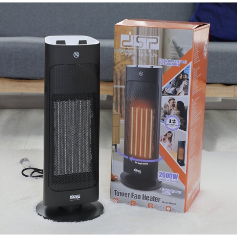 Dsp Torenventilator Verwarming 2000w | Welhof; Dé Outlet Store Van De Benelux