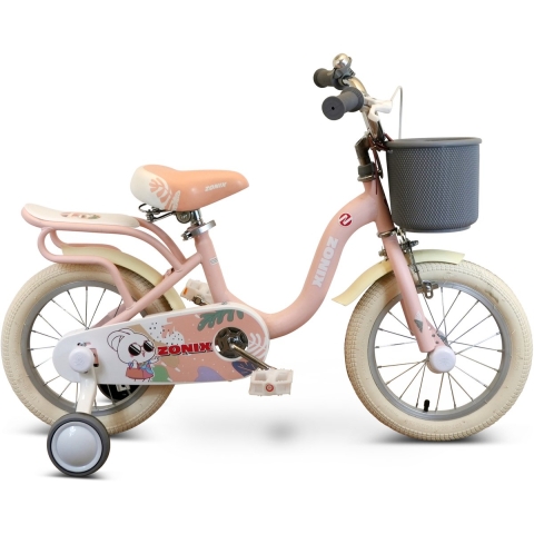 Zonix Meisjesfiets 14 Inch Licht Pastelroze Kinderfiets Met Zijwieltjes Voor Meisjes Van 3 Tm 5 Jaar Geschikt Voor Kledingmaat 98-108 | Welhof; Dé Outlet Store Van De Benelux
